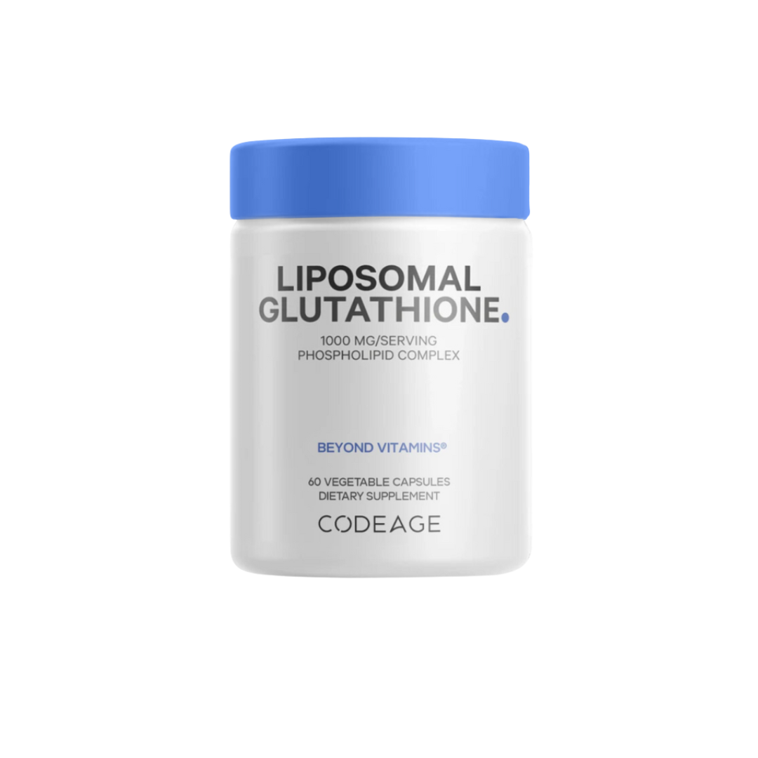Liposomal Glutathione 1000mg H/60v CODEAGE hỗ trợ trắng da, giảm sạm nám