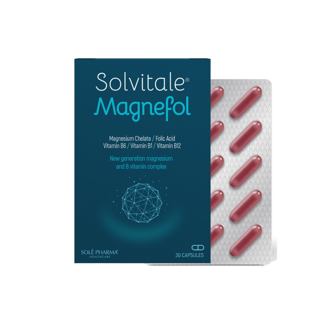 Magnesium + Vitamin B H/30v SOLVITALE MAGNEFOL
